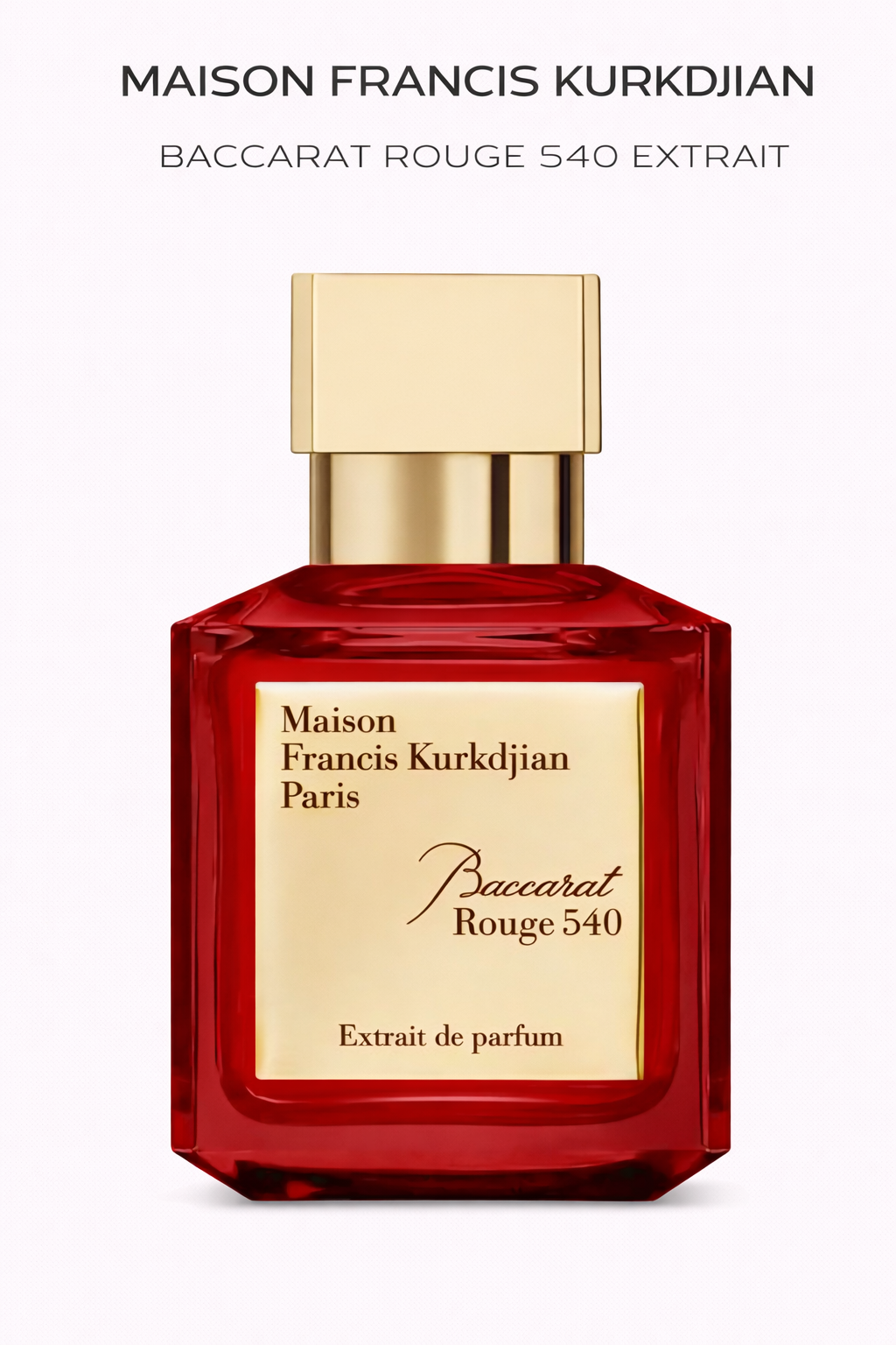 Maison Francis Kurkdjian Baccarat Rouge 540 Extrait De Parfum