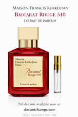Maison Francis Kurkdjian Baccarat Rouge 540 Extrait De Parfum