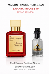 Maison Francis Kurkdjian Baccarat Rouge 540 Extrait De Parfum